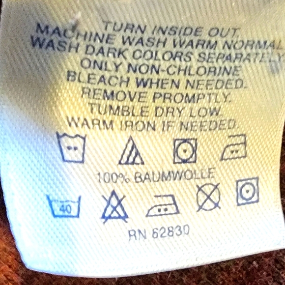 EUC  Lands' End Elbow Patch Pullover 1/4 Zip  L/S Sweater - Picture 4 of 4